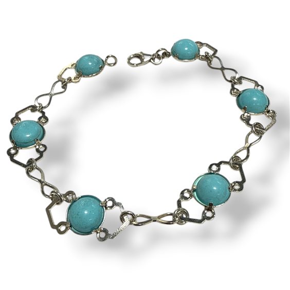 Bracelet Mandile 1922 Woman Pietre e perle in Silver Pasta di turchese 2MBRT4 - 2MBRT4